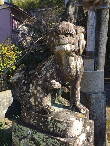 朝峯神社狛犬
