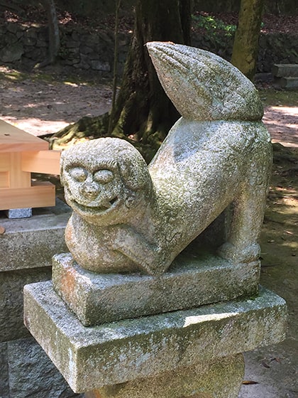 石鎚神社・三倍神社の狛犬さん