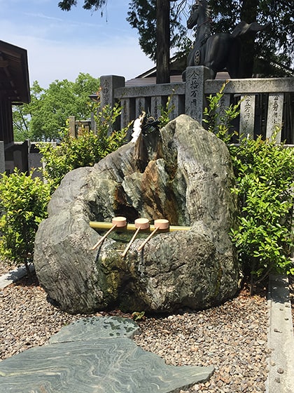 石鎚神社の手水舎